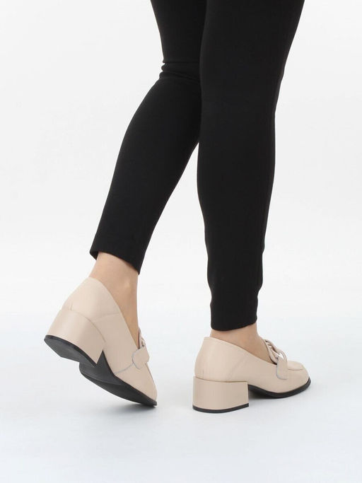 06-M27-35 BEIGE Туфли женские (натуральная кожа)