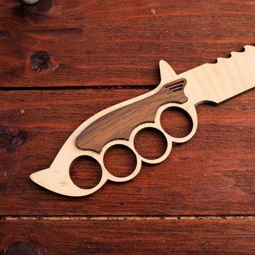 Цена за 2 шт. Сувенирное оружие Нож 25x5,5 см - Simaland фото 3