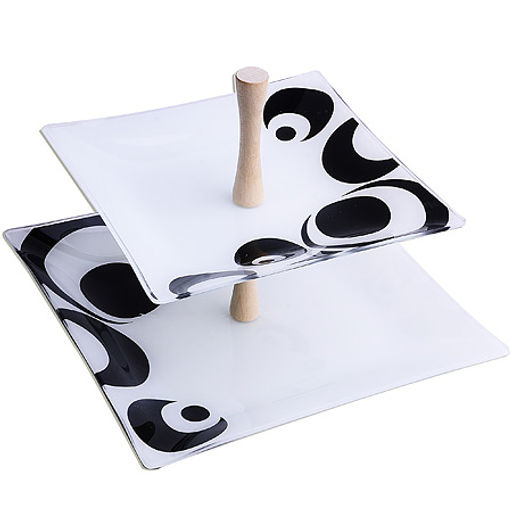 161758 Ваза для фруктов ЭСТЕЛЬ 2-х ярус (х4)