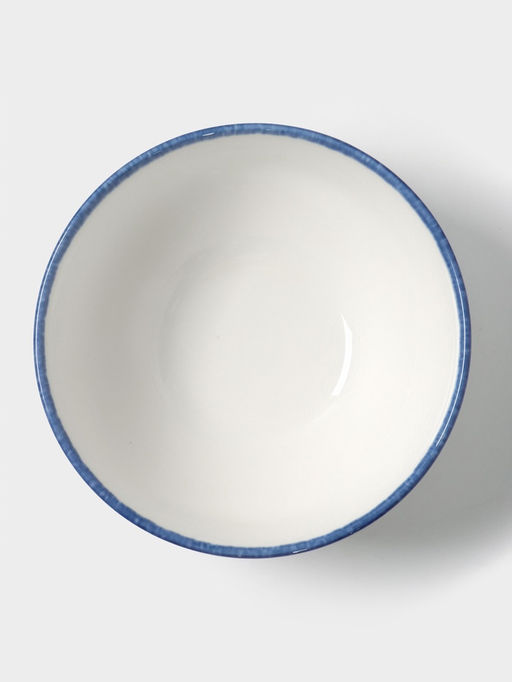 Салатник Magistro Blue Lagoon, 450 мл, 13×6.3 см, фарфор, белый