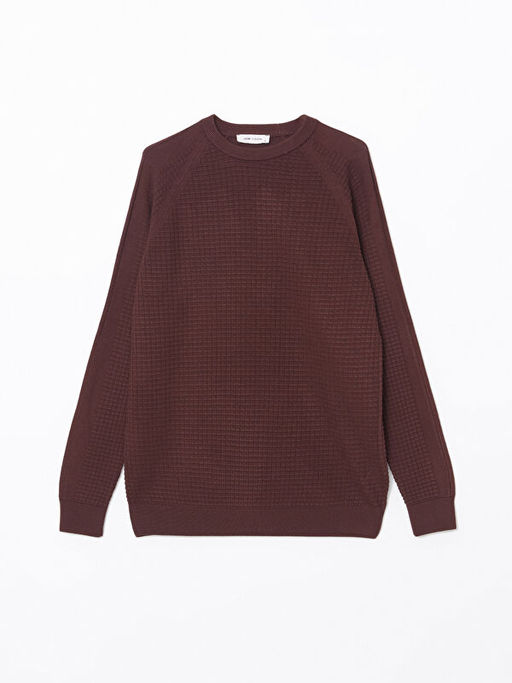 Bisiklet Yaka Erkek Triko Kazak