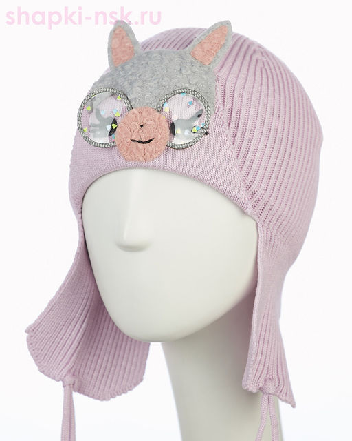 01-21-H Шапка для девочки флис (46-50)