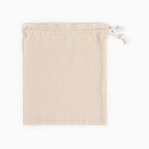 Цена за 2 шт. Мешочек текстильный «Этель» ECO, 27×34 см, 70% хлопок, 30% лён, 190 г/м², молочный