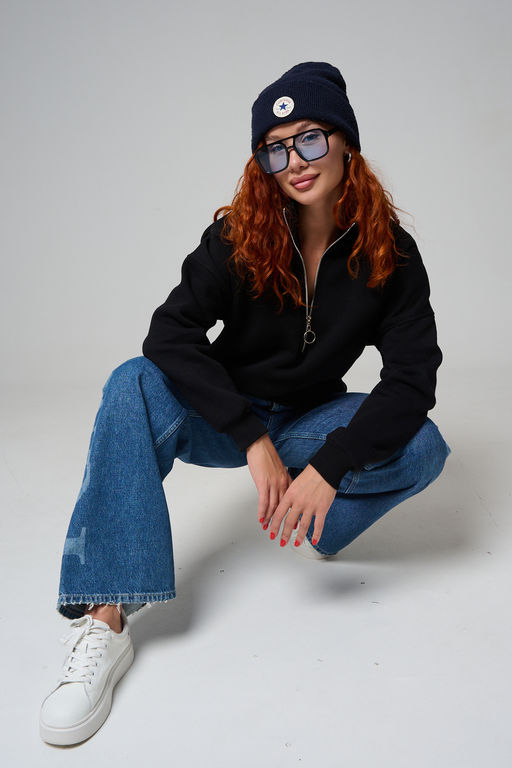 Свитшот Натали 14427 из хлопка с полиэстером фото 4