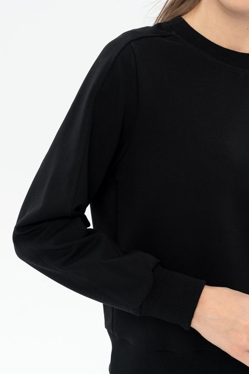 Джемпер женский 451L3-37 черный - Solo mio фото 7