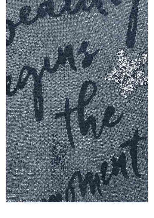 Пуловер, сине-серебристый - Linea tesini фото 2