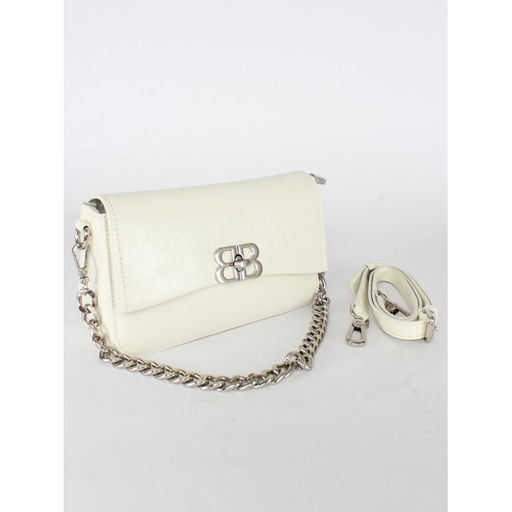 Сумка женская натуральная кожа GU 2066-6756, 1отд, плечевой ремень, белый SALE 261163 - Adelia фото 6