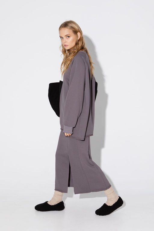 Юбка Pirs 5011 серо-бежевый  фото 2