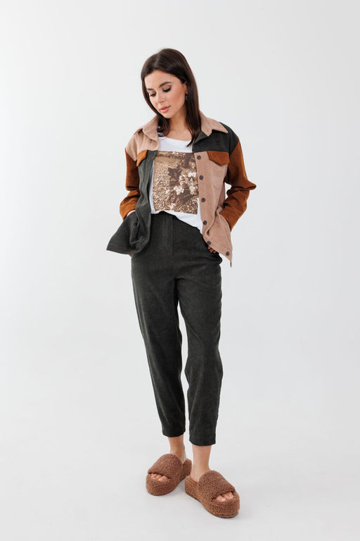 Рубашка ANELLI 1748 Оттенки леса  фото 5