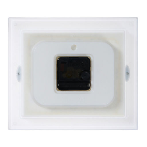 Часы настенные «Лаура», 22.5×19.5 см, плавный ход, белые