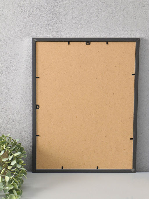 Фоторамка для фото 30×40 см Oframe, пластик, серебро, (пластиковый экран)