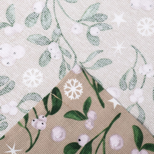 Шторы для кухни Доляна Frosty berries с подхватами 150?180 см- 2 штуки 164 г/м?, 100% хл., рог
