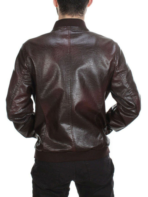 216 BROWN Куртка из эко-кожи мужская - Fashion фото 5