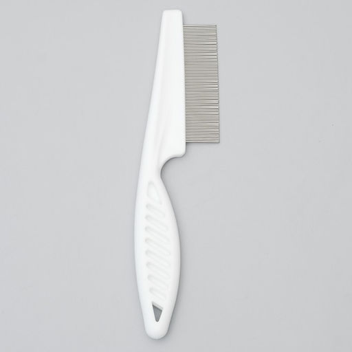 Расчёска с частыми зубьями, 18 см, пластиковая ручка, белая - Пижон фото 2