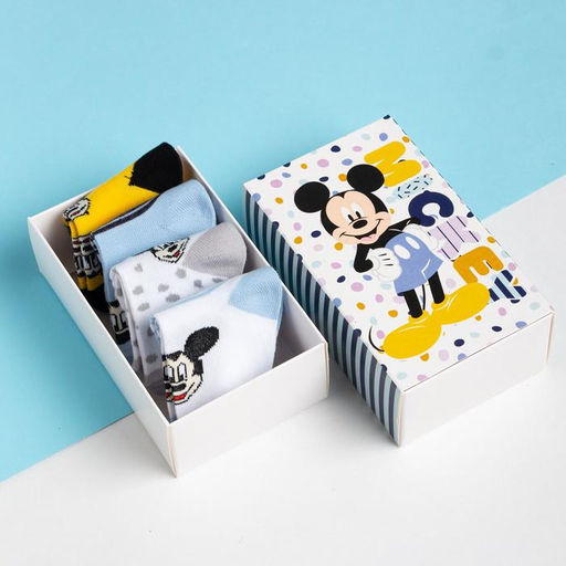 Носки детские Mickey, Микки Маус, 4 пары, 10-12 см