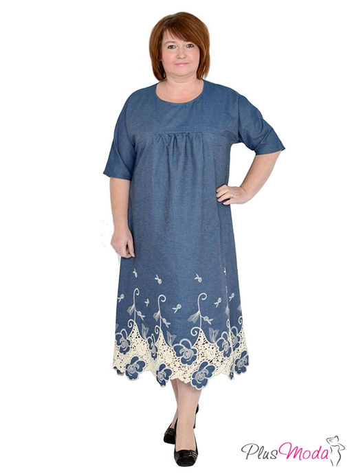 Платье Модель №597 размеры 44-82 - Plusmoda фото 3