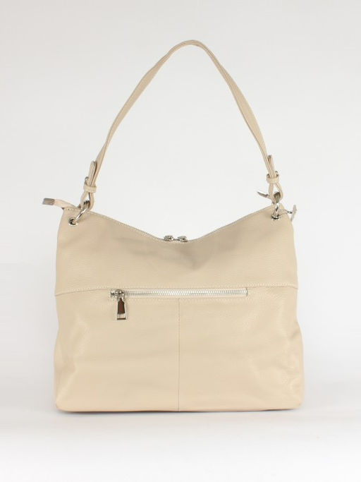 Сумка женская натуральная кожа GU 163-8378, 1отд+карм/перег, плечевой ремень, бежевый SALE 255354 - Adelia фото 2