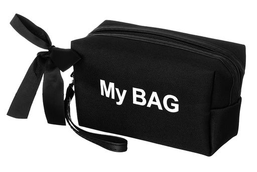 Косметичка - сумочка 18*8*10 см My BAG, с ручкой, черный - Elan gallery фото 3
