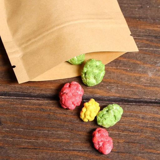 Цена за 50 шт. Пакет Zip - lock Крафт с прямоугольным окном, плоский, 9×14 см