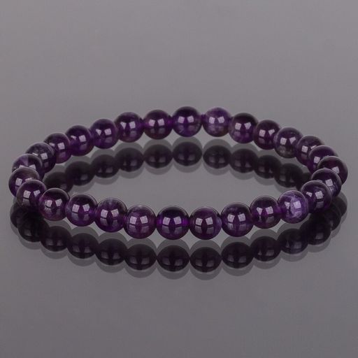 Браслет из Аметиста со вставкой 17 см