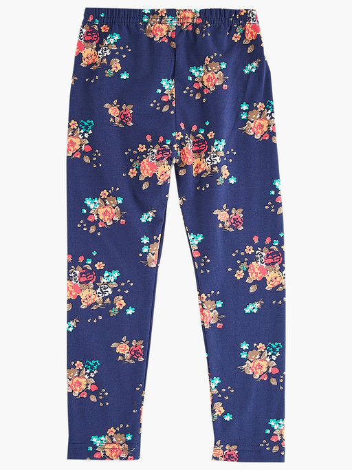 Бриджи (лосины) UD 4964 голубой/розы - Mini maxi фото 12