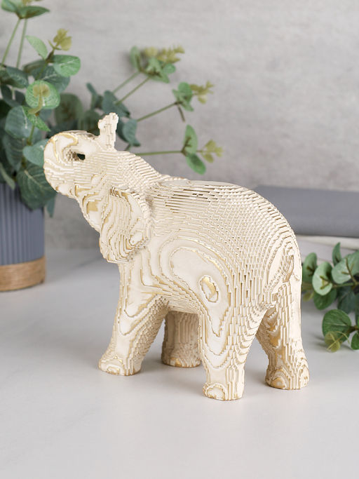 Фигурка Слон 17,5 см слои, узор / YX35101 /уп 12/ - Галеонтрейд фото 3