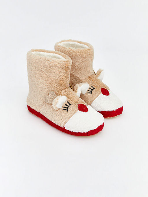 Geyik Fig?rl? Kad?n Pel?? Ev Botu