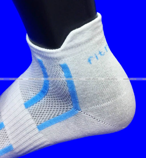 Цена за 5 пар.5 ПАР - ЮстаТекс носки женские Спортивные 2с12 БЕЛЫЕ