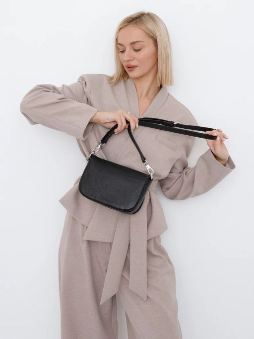 Сумка 1028C black Polina&Eiterou