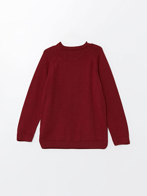 Bisiklet Yaka Uzun Kollu Erkek Bebek Triko Kazak - Waikiki фото 3