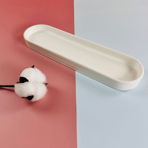 181-228 Овальное блюдо 26,5см BIANCO в под.уп.(х48)Фарфор