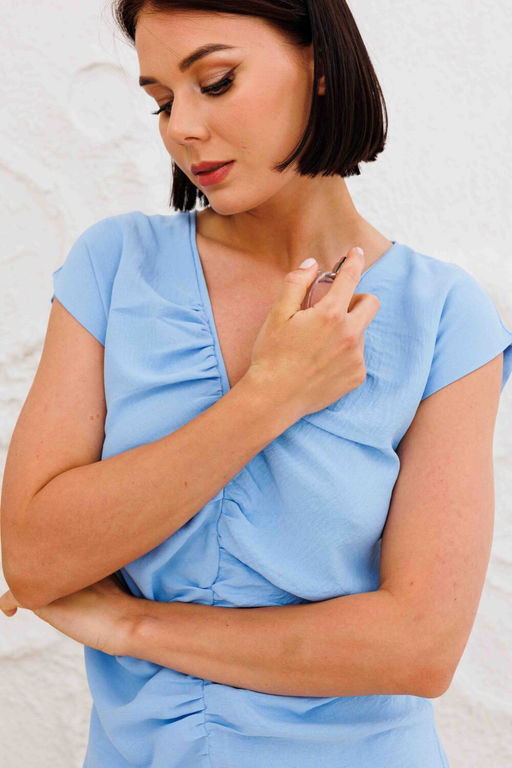 Платье AURA 3269-164 небесный голубой