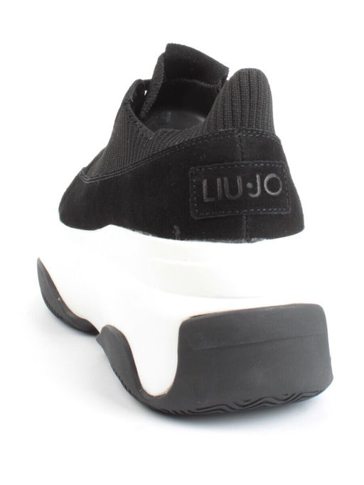 05-A9000-4 BLACK Кроссовки женские (натуральная замша)