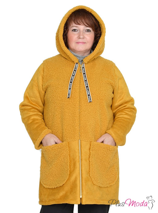 Куртка-пальто Модель №679 размеры 44-84 - Plusmoda фото 3