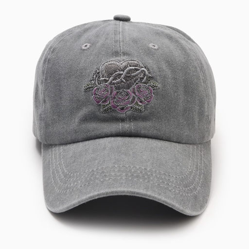 Кепка женская «Сердце» MINAKU, серая, размер 58