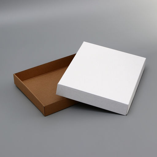 Цена за 5 шт. Коробка сборная без печати , крышка-дно белая без окна 26 х 21,5 х 4 см - Simaland фото 5