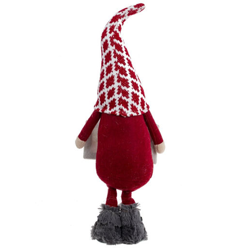 Игрушка набивная с подсветкой "Гном", L18 W10 H51 см, 2в.