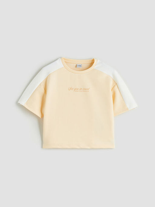 Bisiklet Yaka Soft Touch K?z ?ocuk Ti??rt ve ?ort