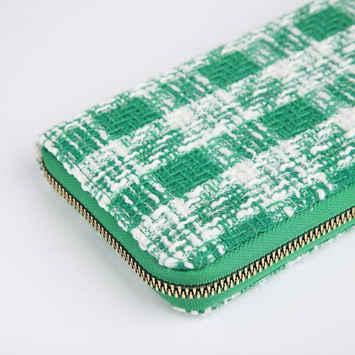 Кошелёк на молнии, цвет зелёный - Simaland фото 3