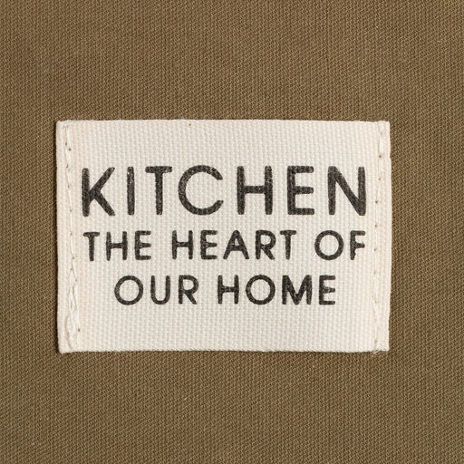 Фартук Этель Kitchen 60×70 см, цвет зелёный, 100% хлопок, саржа 220 г/м²