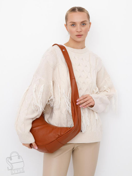 Сумка женская кожаная 9177SP e.brown Velina Fabbaino-Safenta в Новосибирске