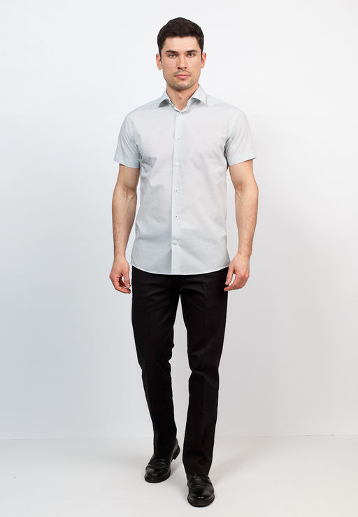 Сорочка мужская короткий рукав GREG 143/109/2034/ZS/1  фото 4