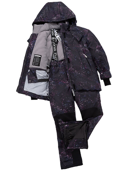 Костюм 7з6224 черный/фуксия - Nikastyle фото 4