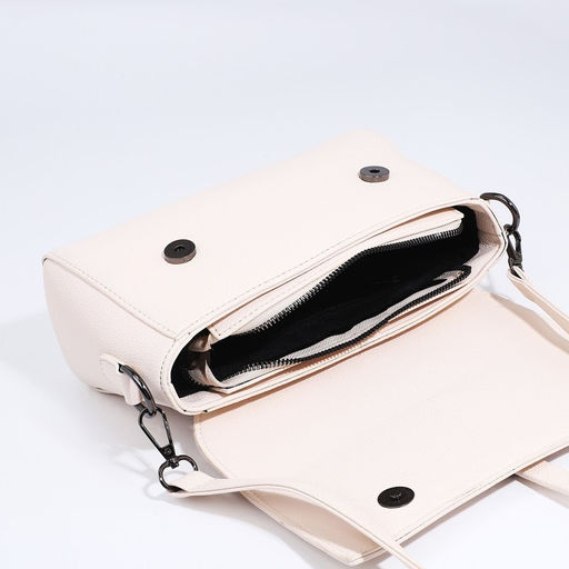 Сумка-мессенджер на магните, цвет белый - Simaland фото 8