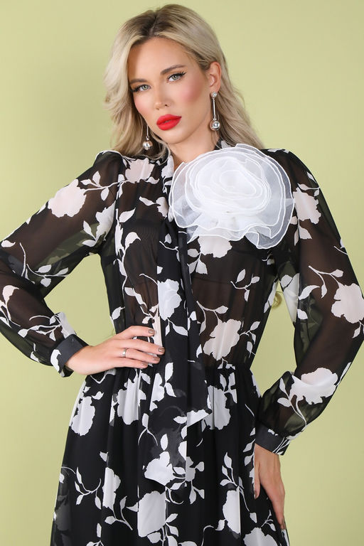 Платье Романтика (чёрный) - Эльза фото 7