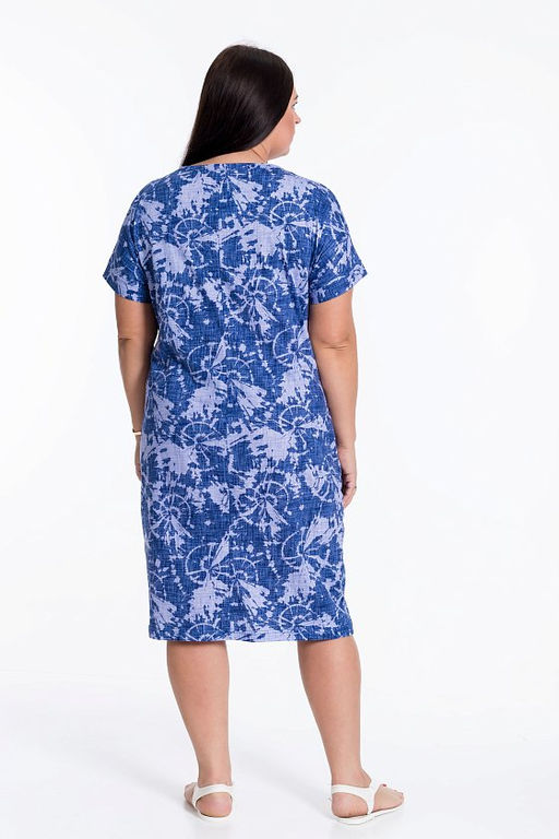Платье М324085б синий - Елена фото 4