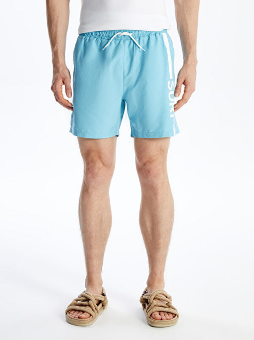 K?sa Boy Bask?l? Erkek Deniz ?ortu