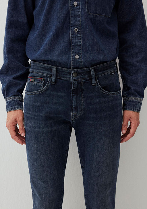 Jake Mavi Black Soluk Gece Mavisi Jean Pantolon  фото 6