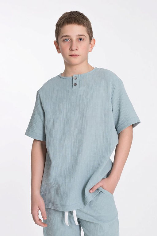 Футболка М223024г Шалфей светлый