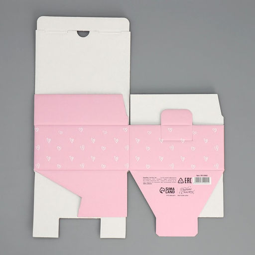 Коробка подарочная сборная, упаковка, «Любимой маме», 15 х 15 х 7 см